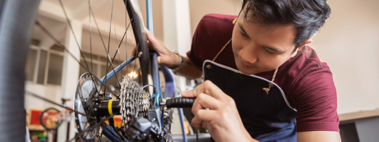 Bike repair workshop