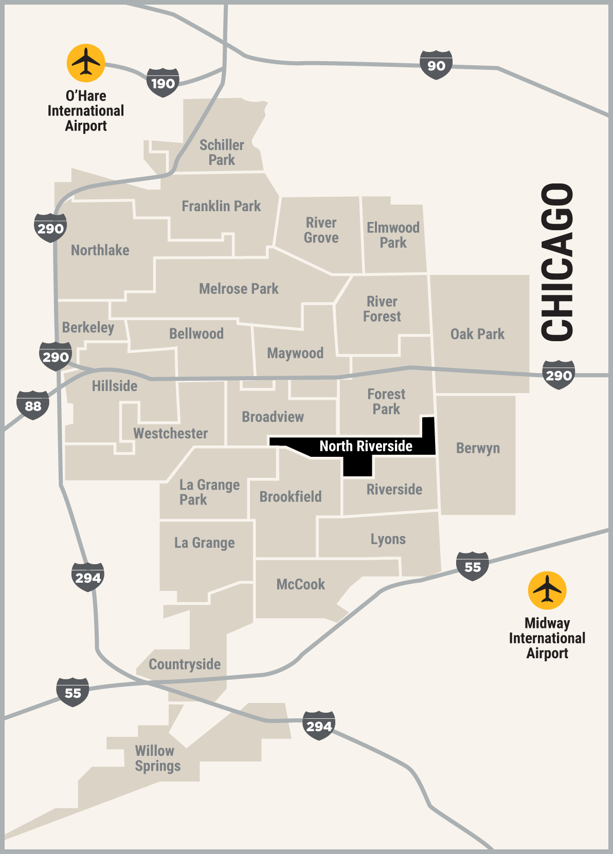 Directory Map — North Riverside Park Mall